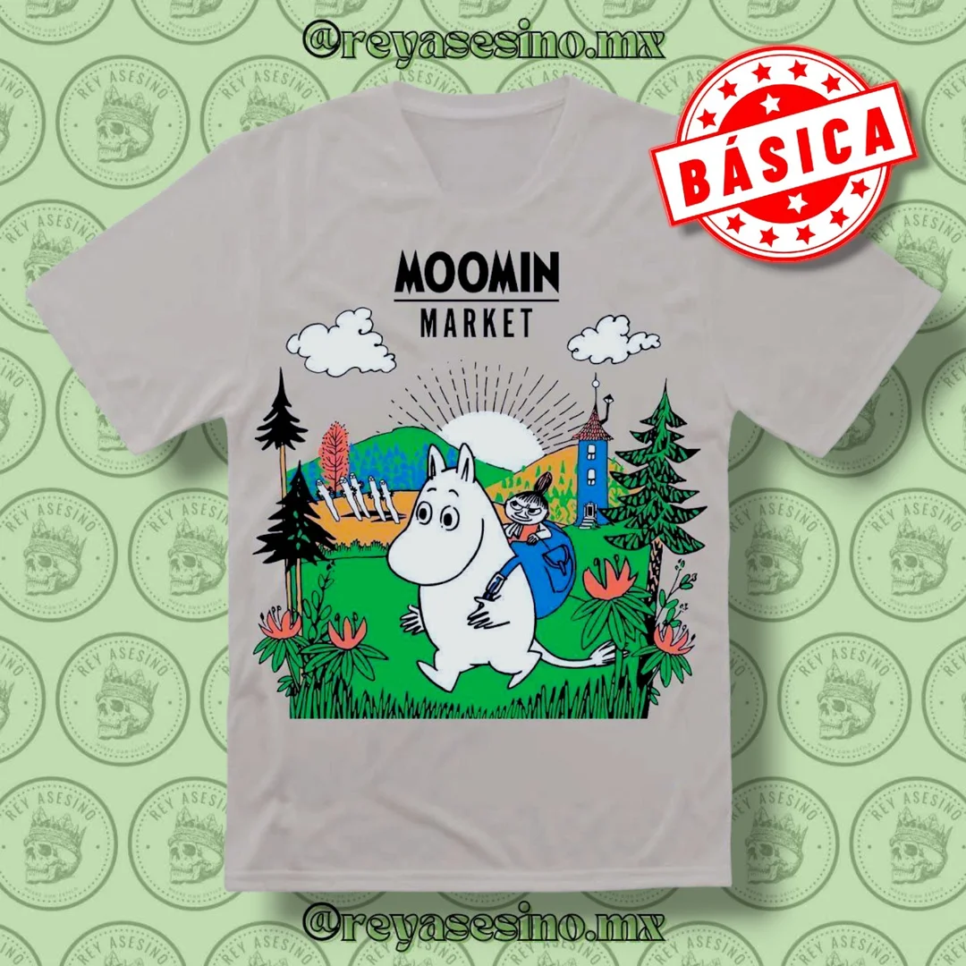 Playera con estilo Moomins 🦛 - Rey Asesino