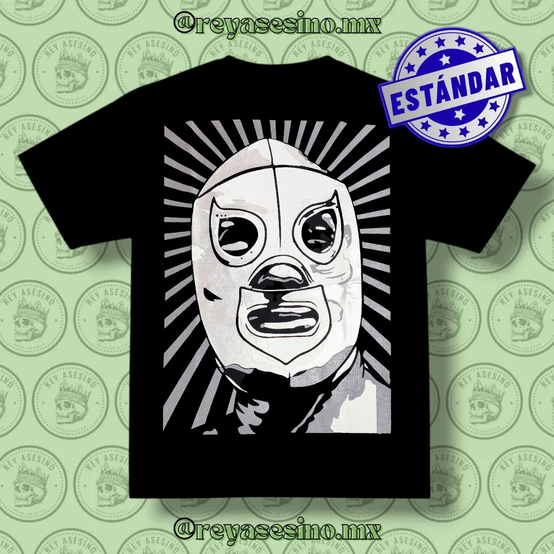 Playera con estilo El santo 🩶 - Rey Asesino