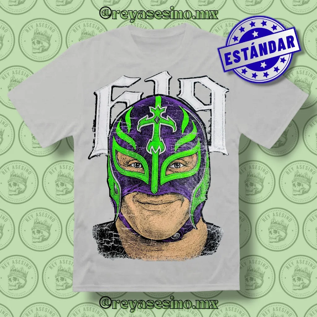 Playera con estilo Rey Mysterio 👑 - Rey Asesino