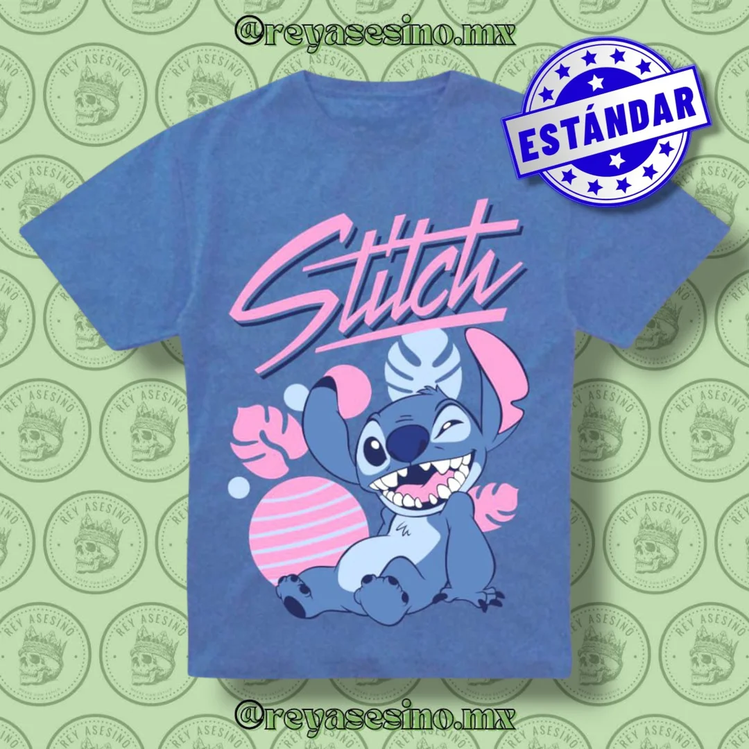Stitch hojas 🍃