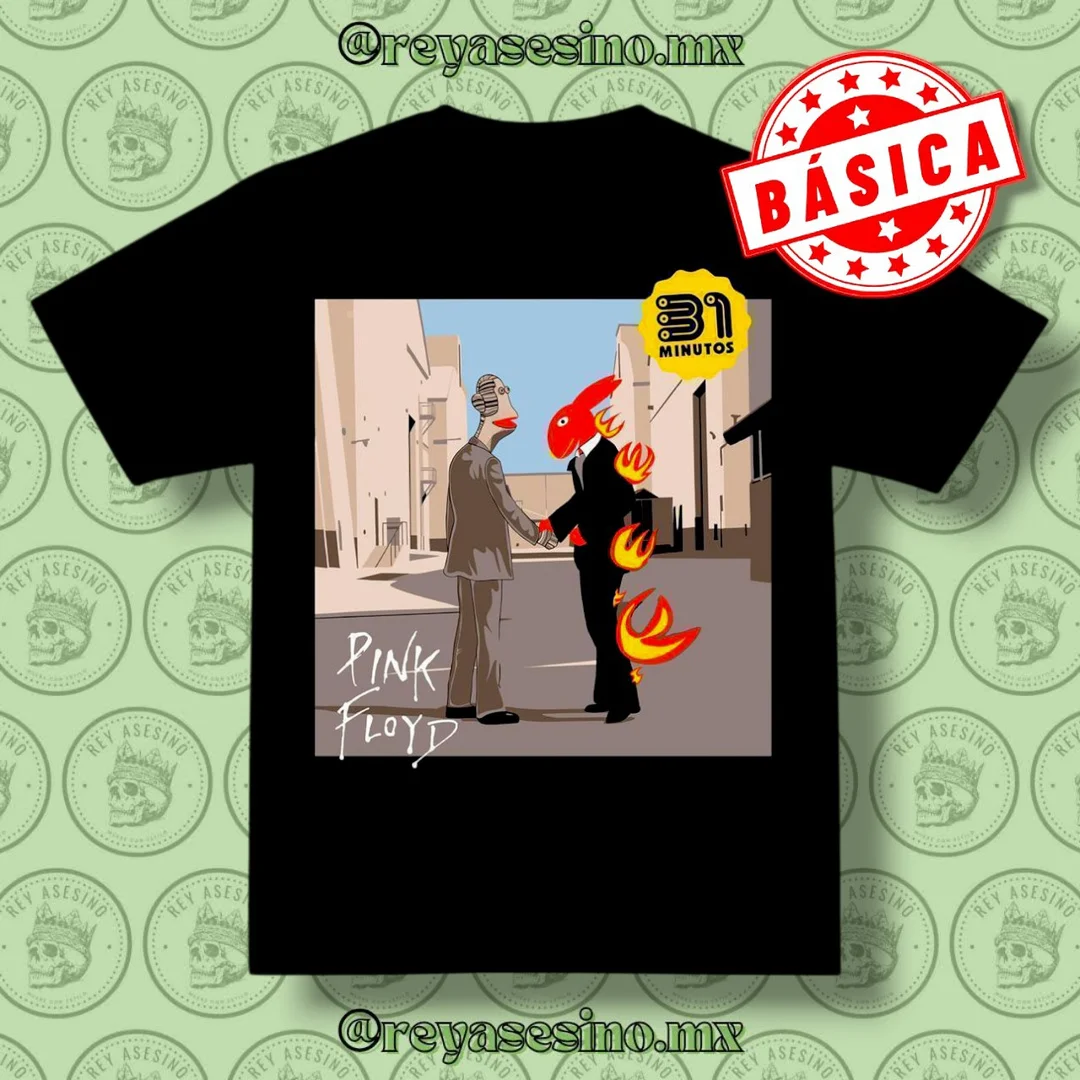 Playera con estilo 31 Minutos Pink Floyd 🔥 - Rey Asesino